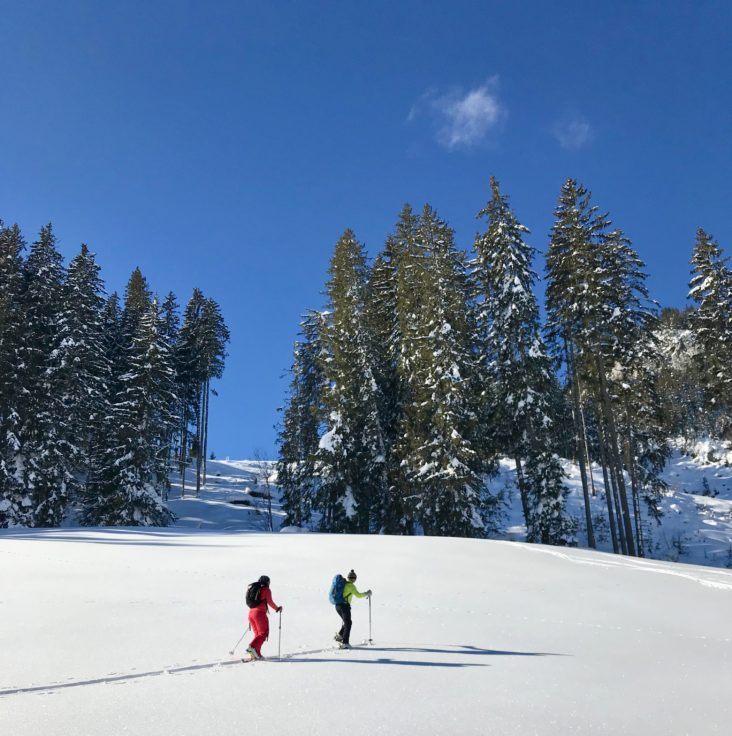 Skitour in Großarl, dem Tal der Skitouren: Letzte Meter Aufstieg