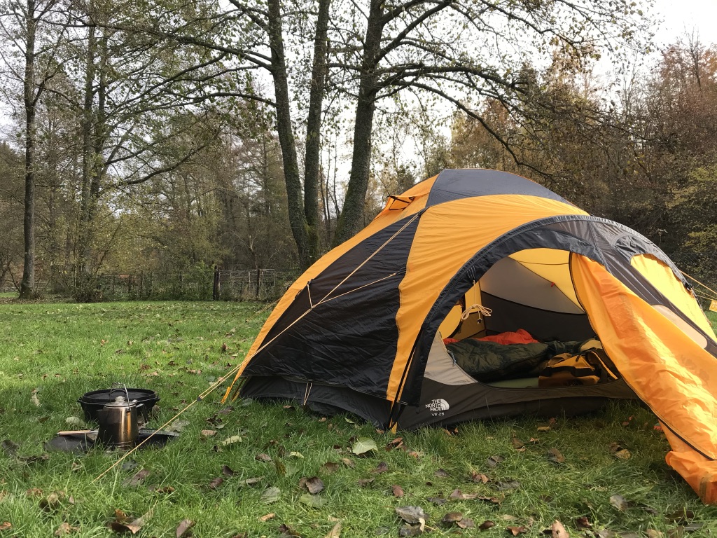 Zelten im November, Campingplatz Schafbachmühle, Schleiden, Eifel